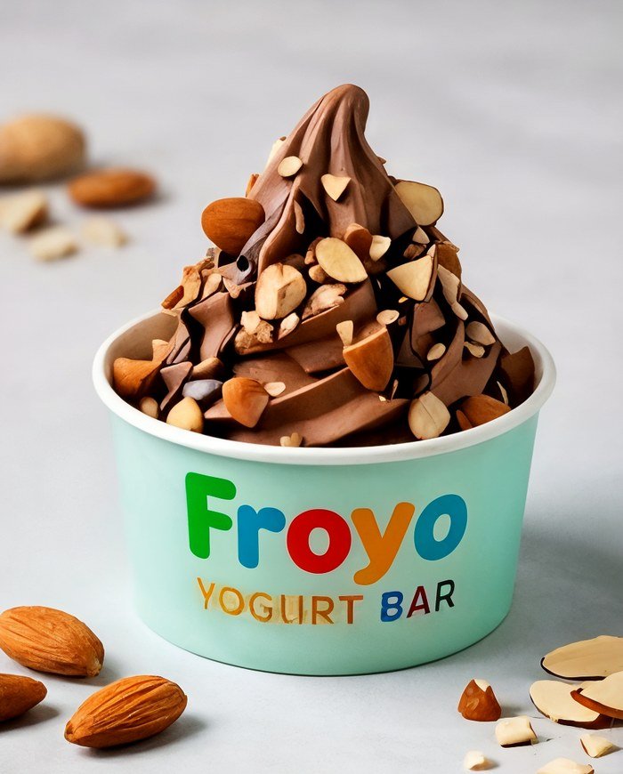 Cupă Chocolate Almond FroYo Bliss