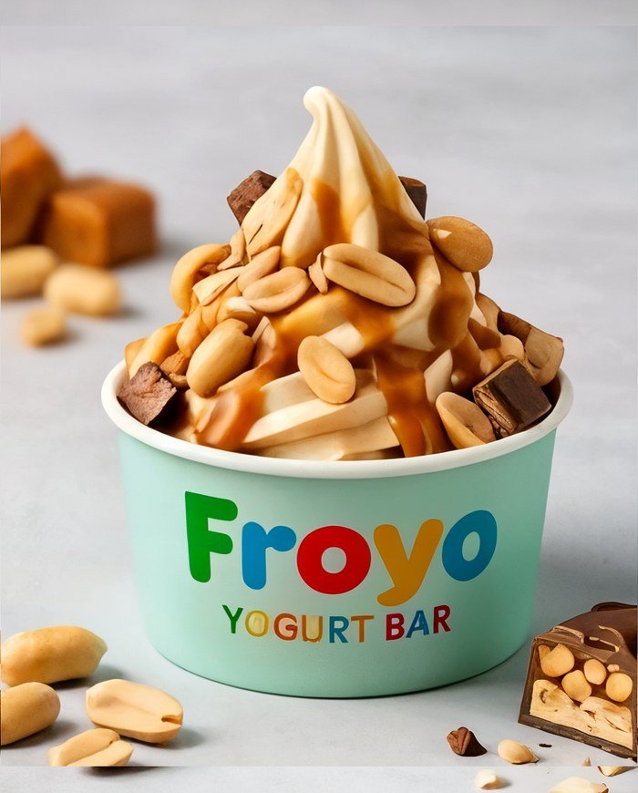 Cupă Snickers FroYo Bliss